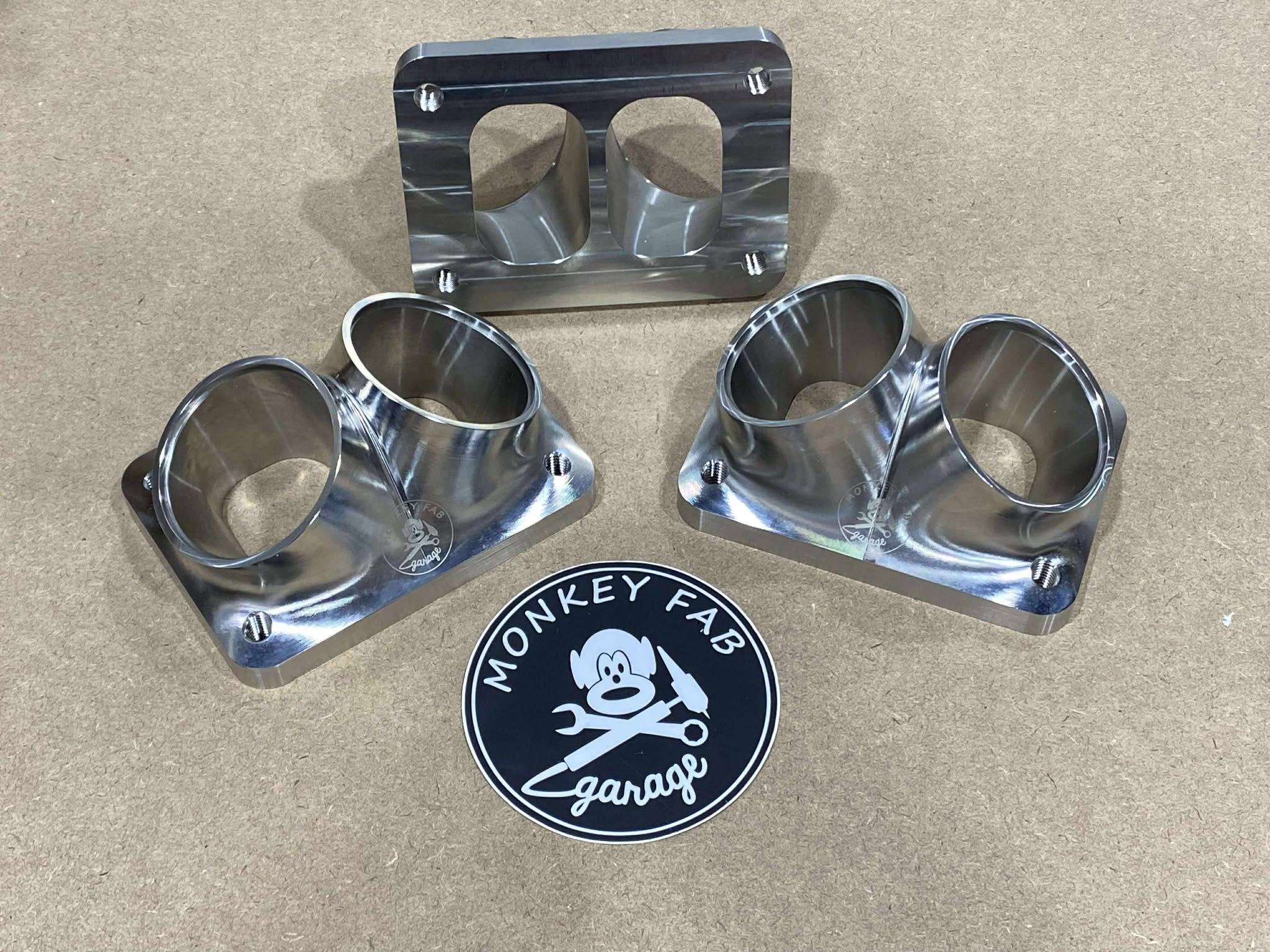 Premium T6 Billet Divided Flange