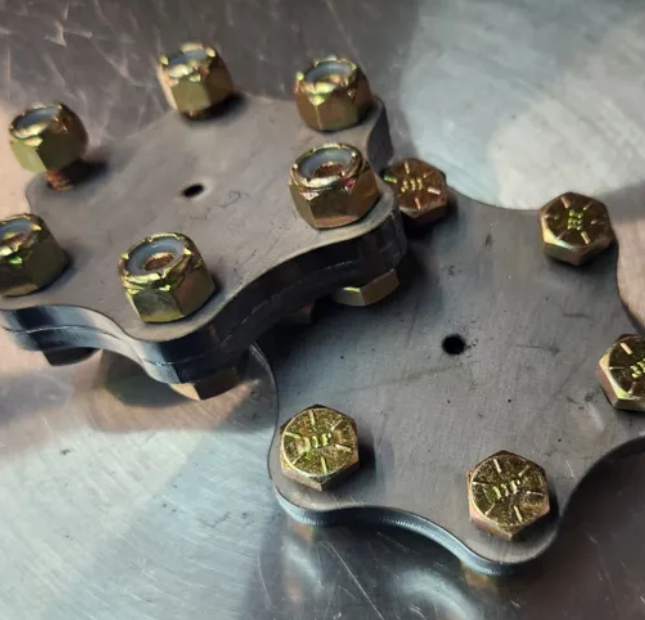 6 Bolt Mounting Flanges (1.625, 1.50, 1.250) OD Tubing