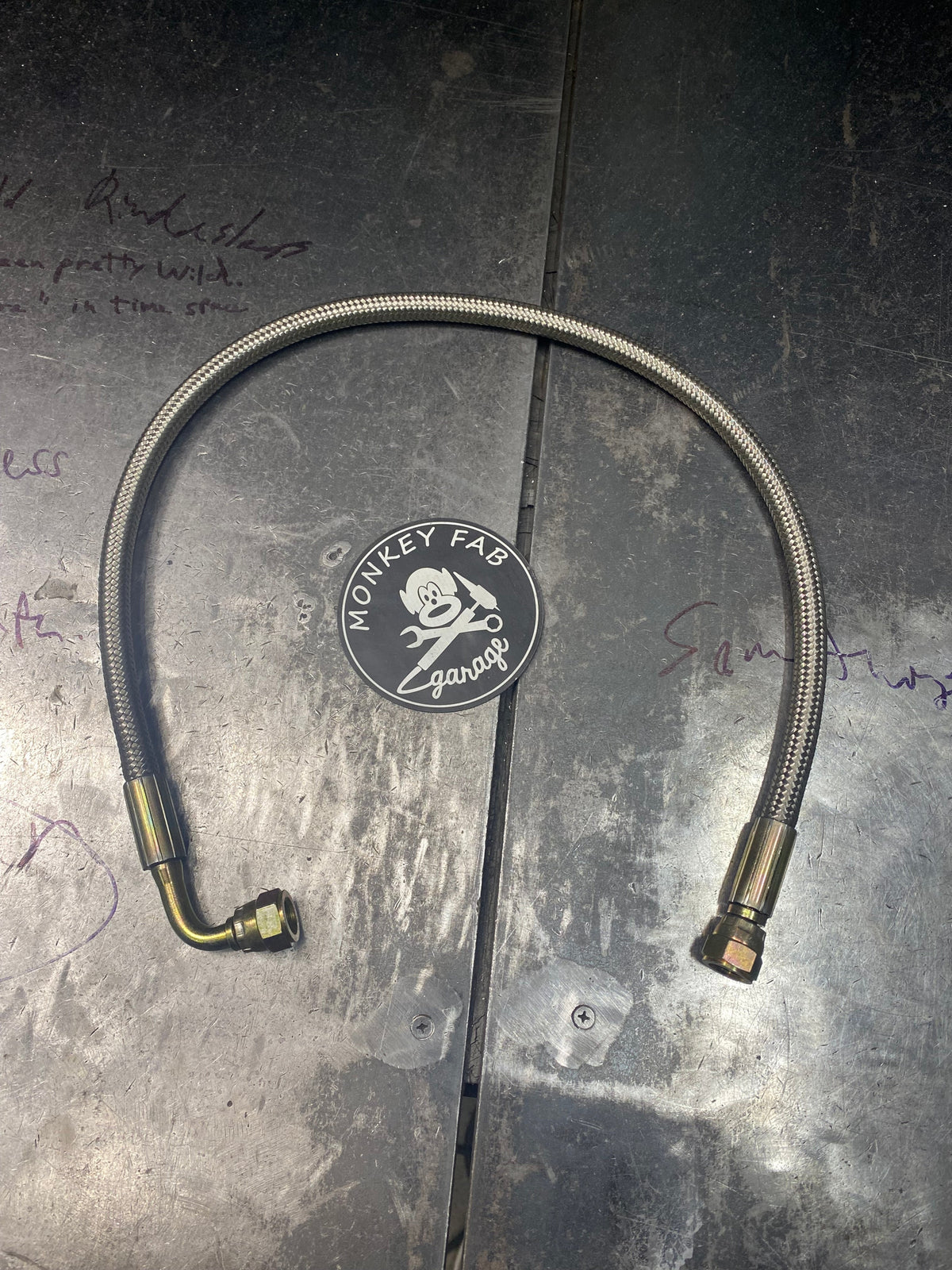 Stainless Braided Hose with Crimped Ends