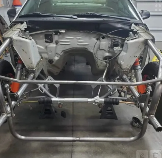 99-04 Mustang NEW EDGE Tubular front end kit **hold and weld***