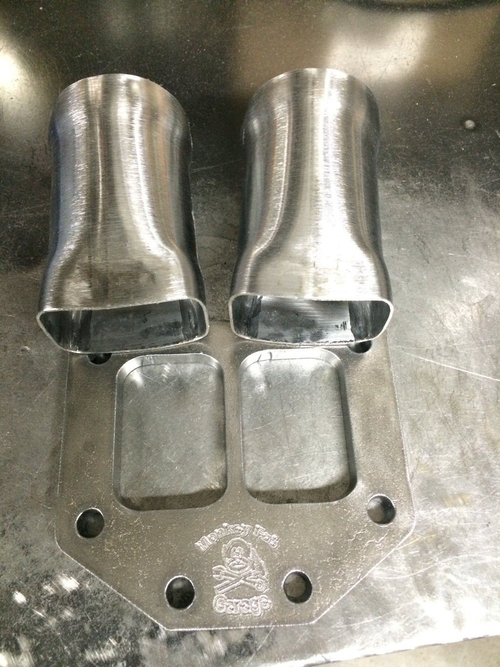 Fabricator's collector kit  Mild steel 3/8" flange