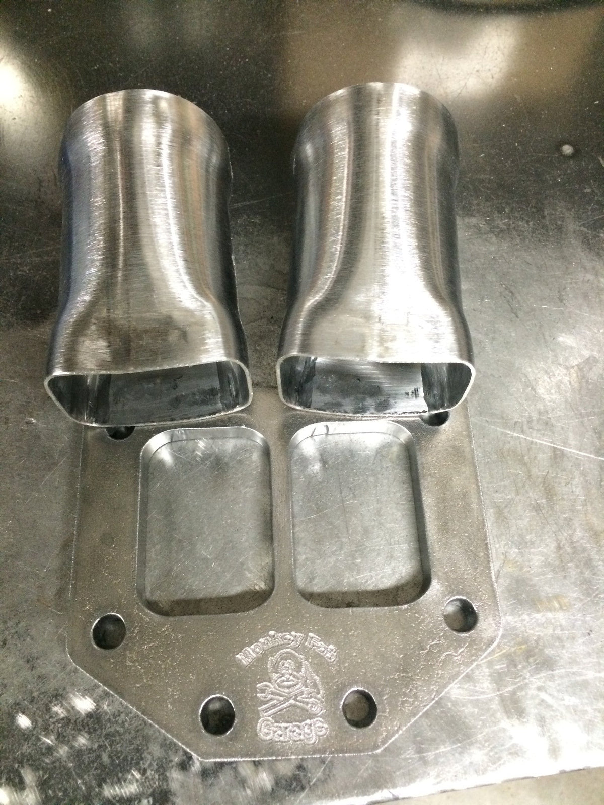 Fabricator's collector kit  Mild steel 3/8" flange