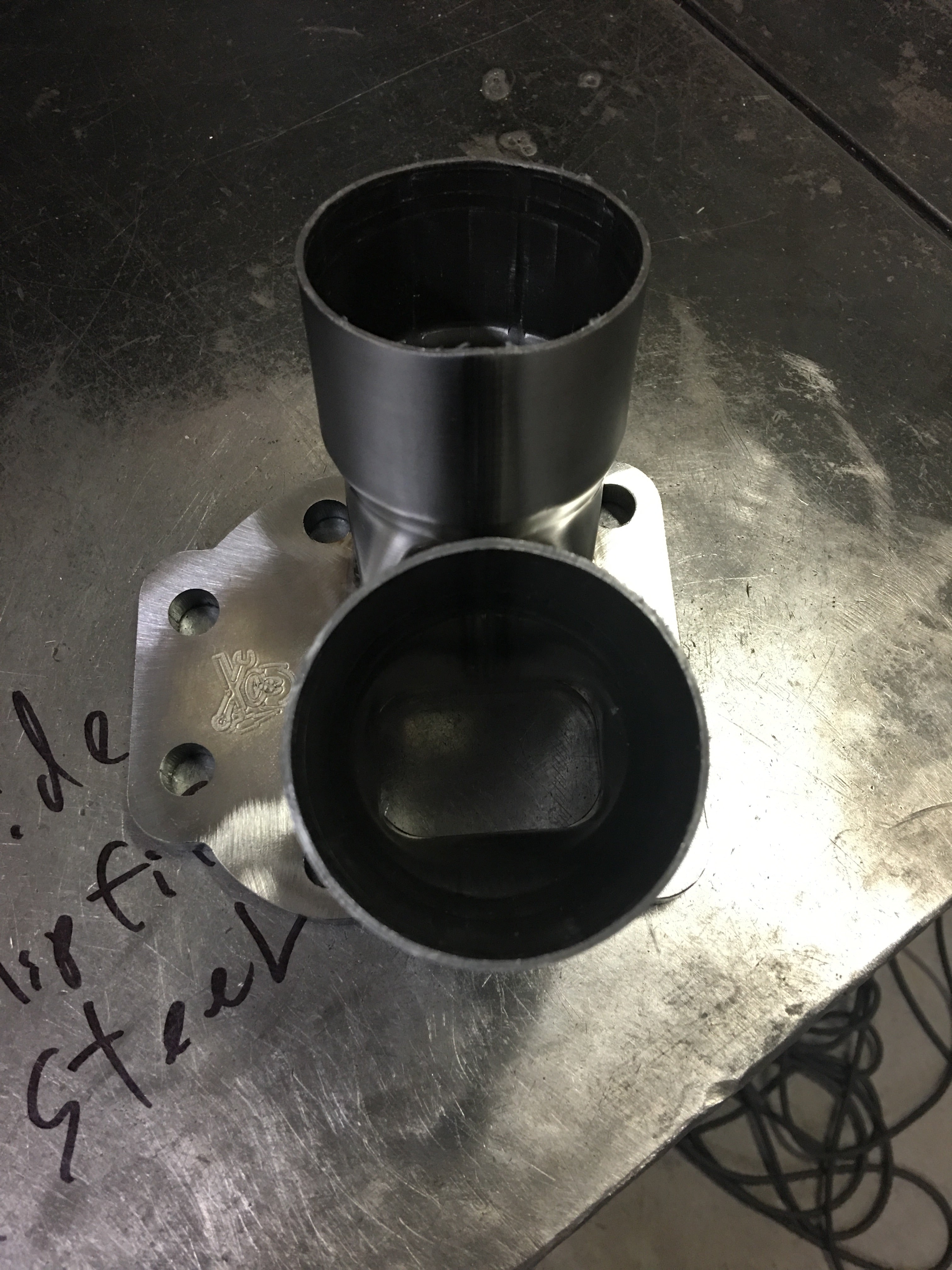Divided T4 mild steel collector
