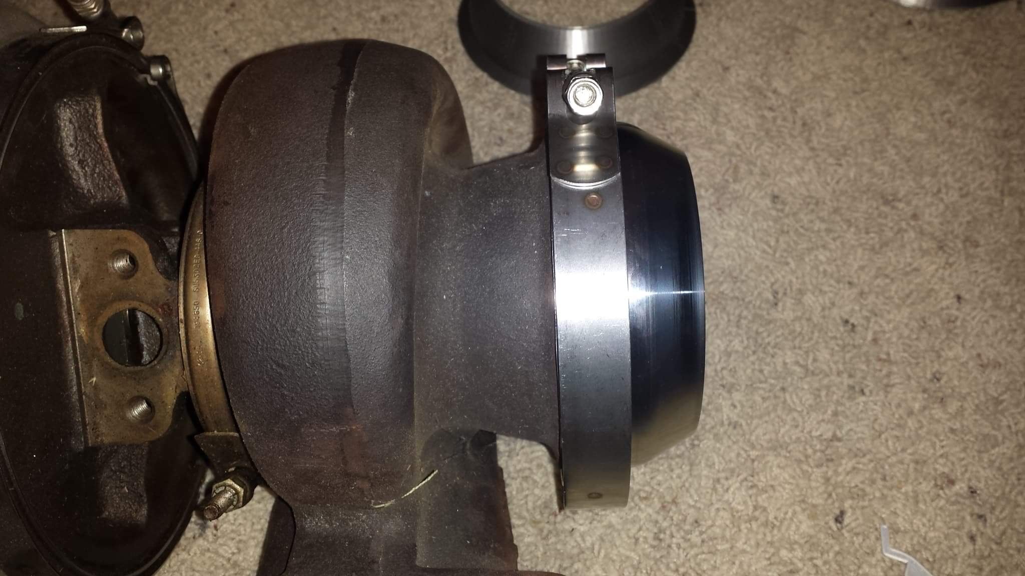 Titanium T6 5” to 4” Marmon V-band reducer flange BW Style