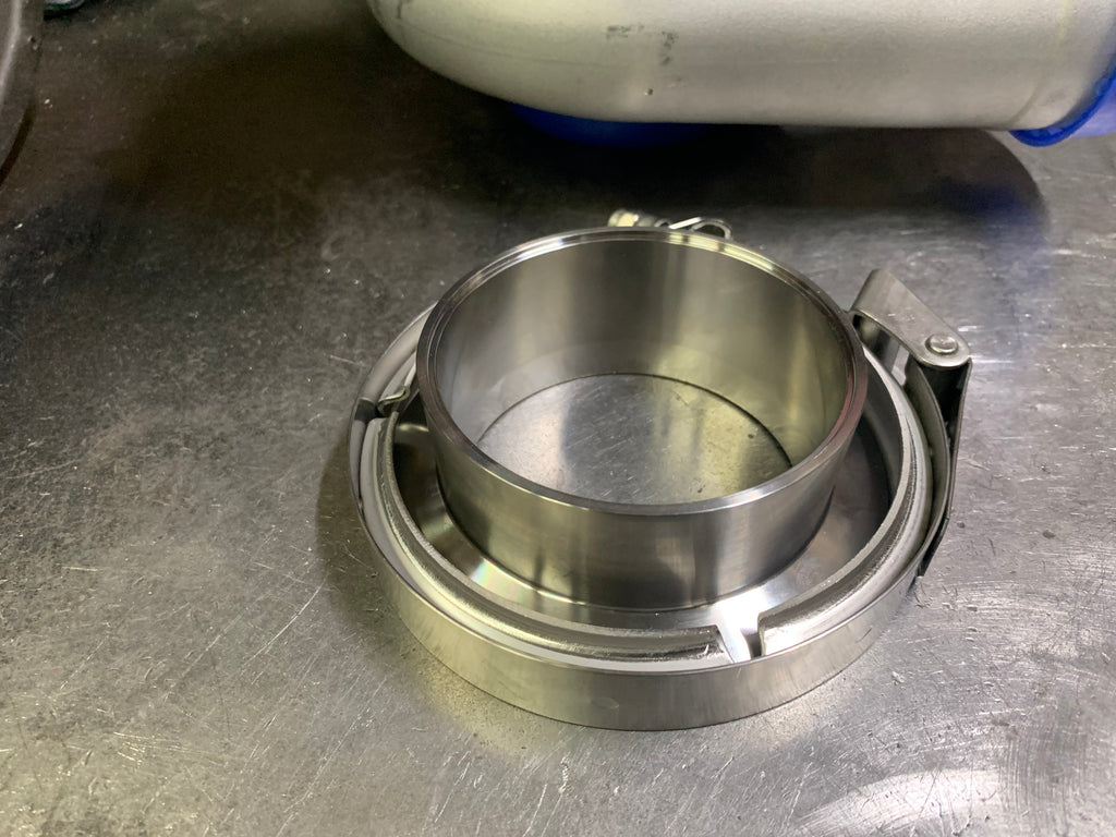 V-Band Flange s400 T4 1.25AR (Vs racing 7875, and similar) Turbine; turbo downpipe: 3.5" or 4.0" SS
