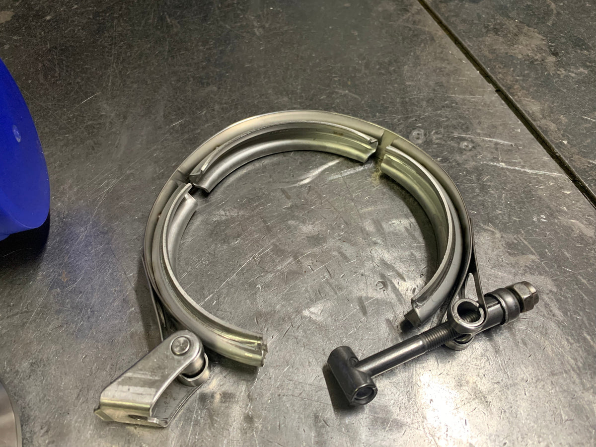 V-Band Flange s400 T4 1.25AR (Vs racing 7875, and similar) Turbine; turbo downpipe: 3.5" or 4.0" SS