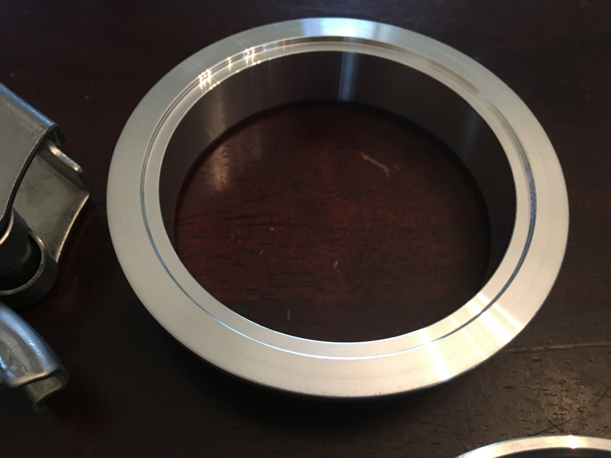 V Band Assembly, Half and half SS & Aluminum, w/Clamp