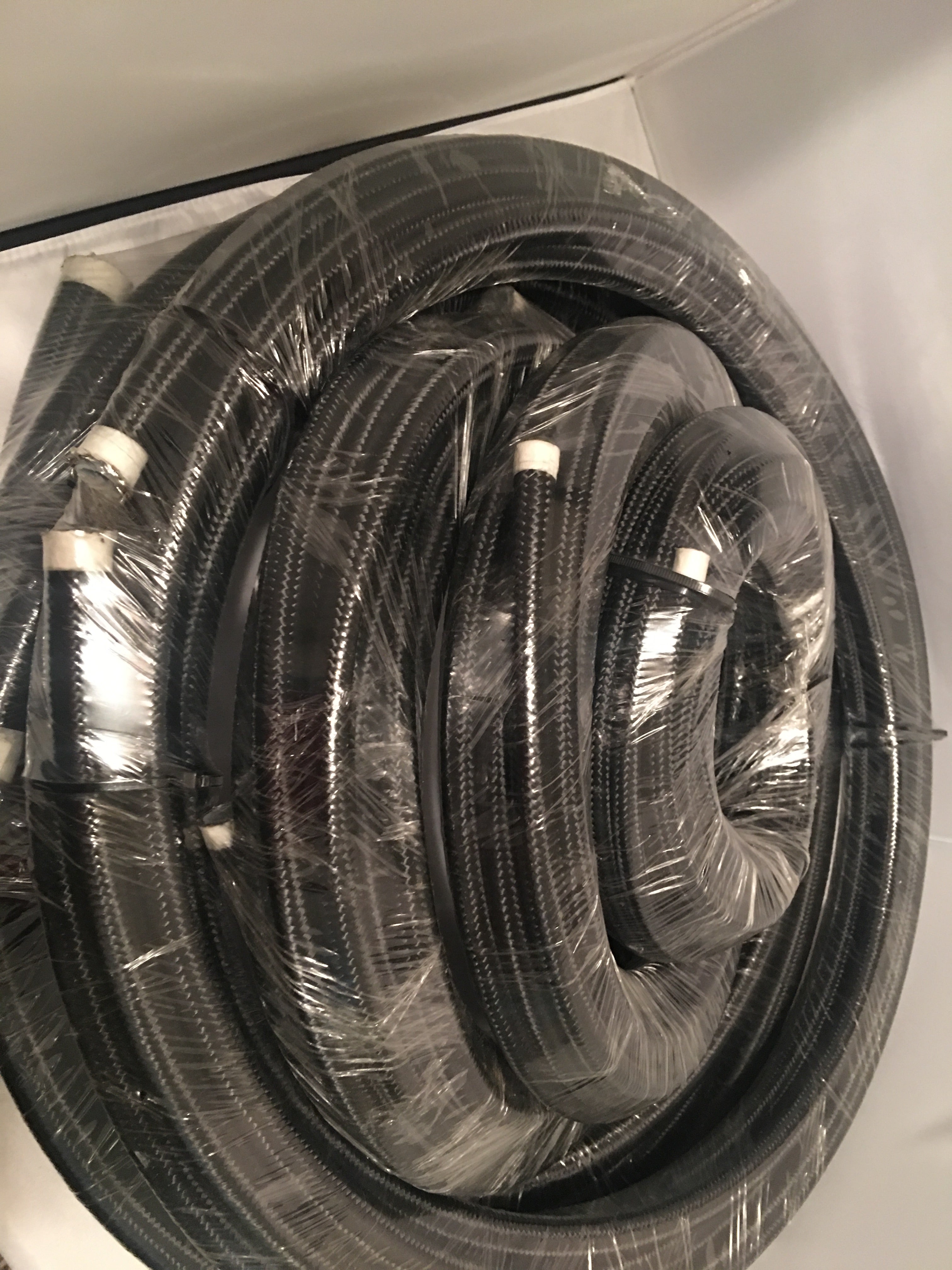 PTFE AN Hose Black 100ft Roll