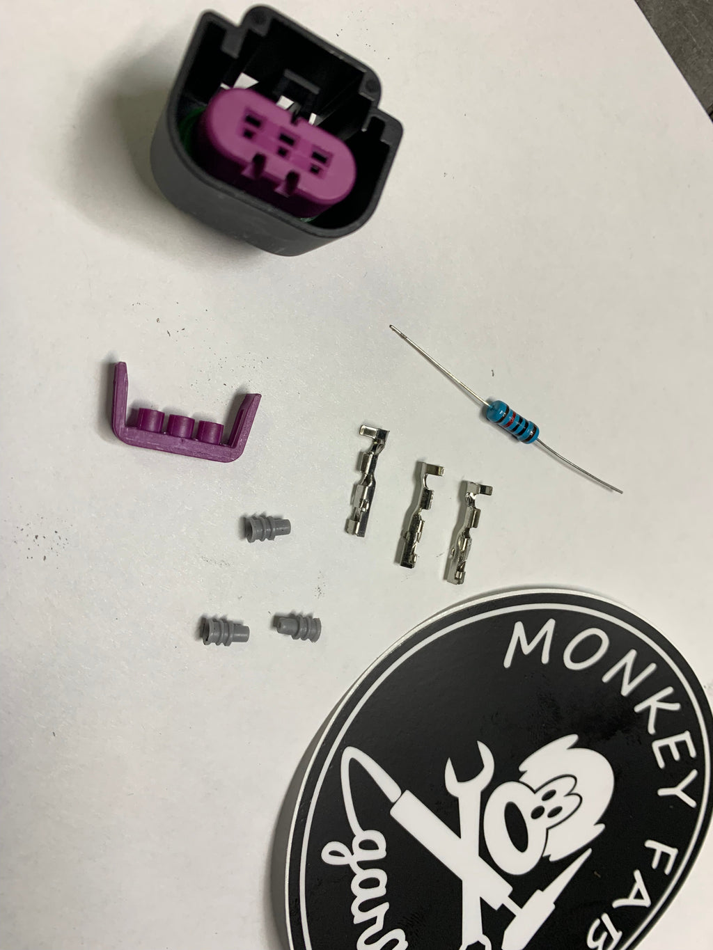 GM Flex fuel sensor connector (with resistor)