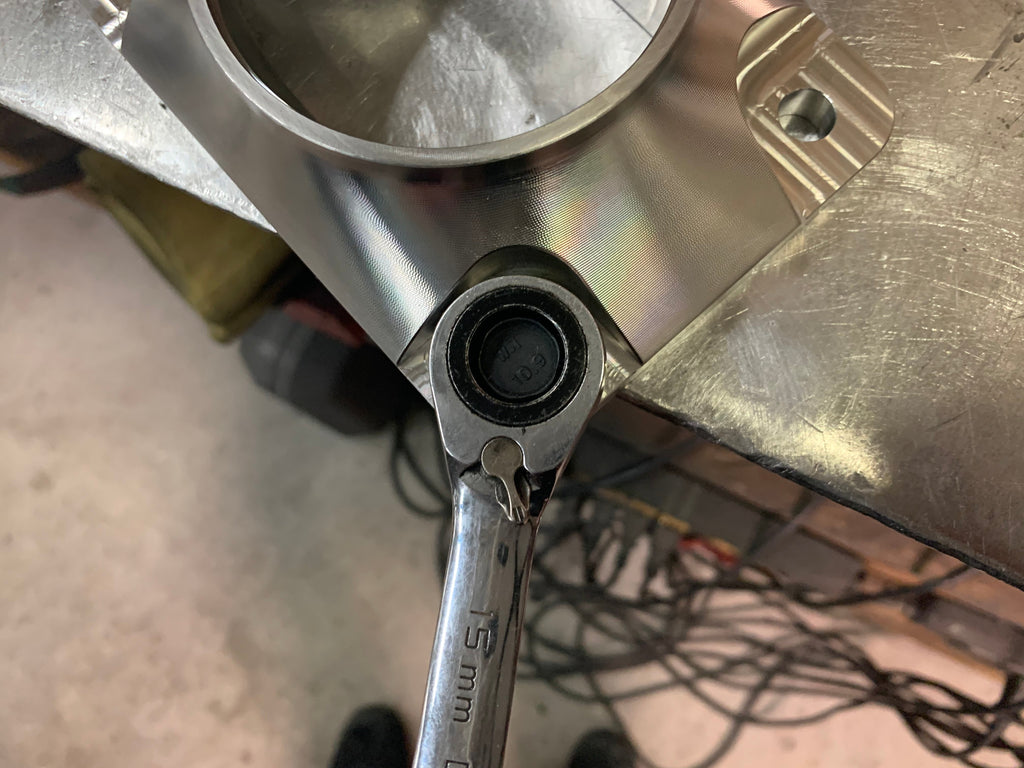 T6 to 3.00” tube billet turbo transition flange