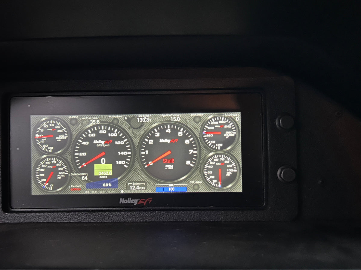 Holley dash screen protector