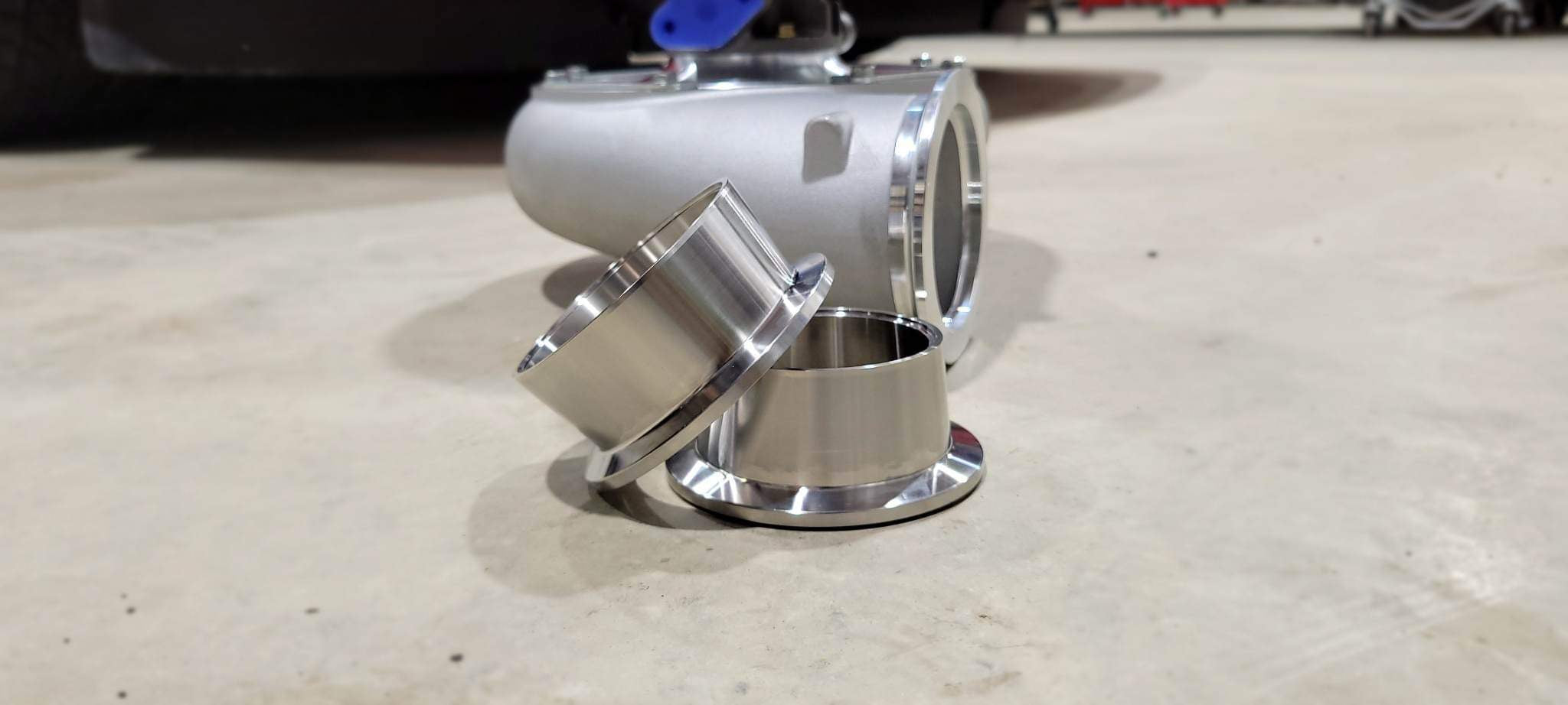 VS Racing Dual V-Band Inlet Flange