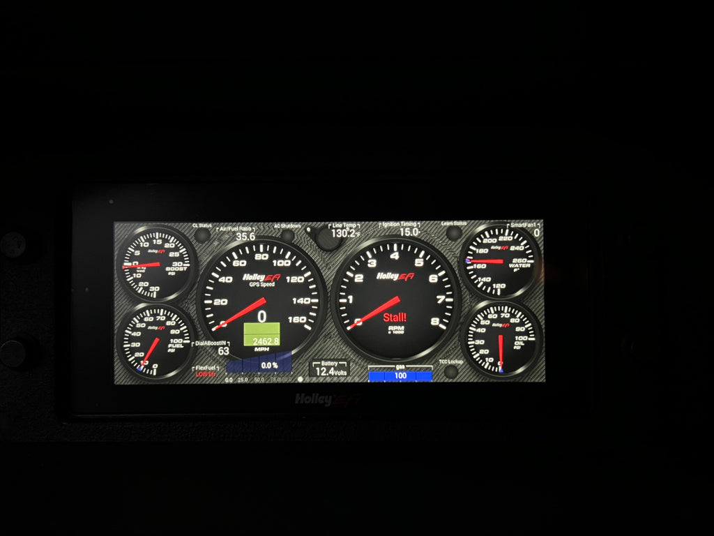 Holley dash screen protector