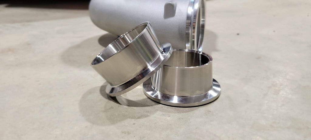 VS Racing Dual V-Band Inlet Flange