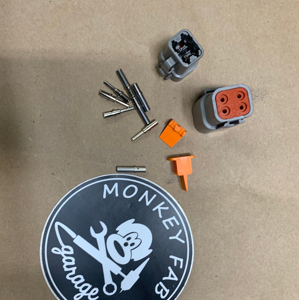 Deutsch DTP #12 Connector Set (Male & Female)