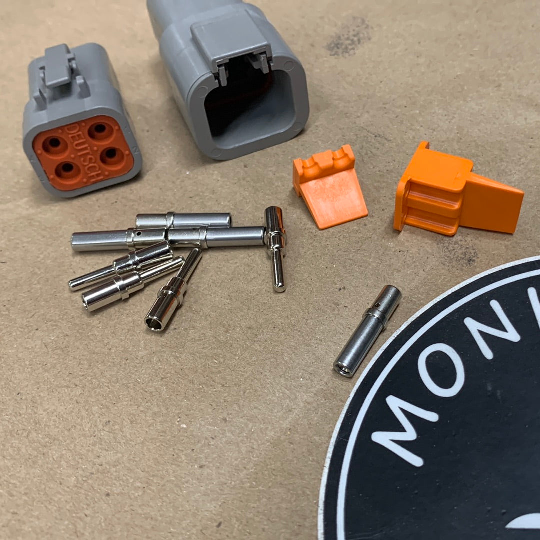 Deutsch DTP #12 Connector Set (Male & Female)
