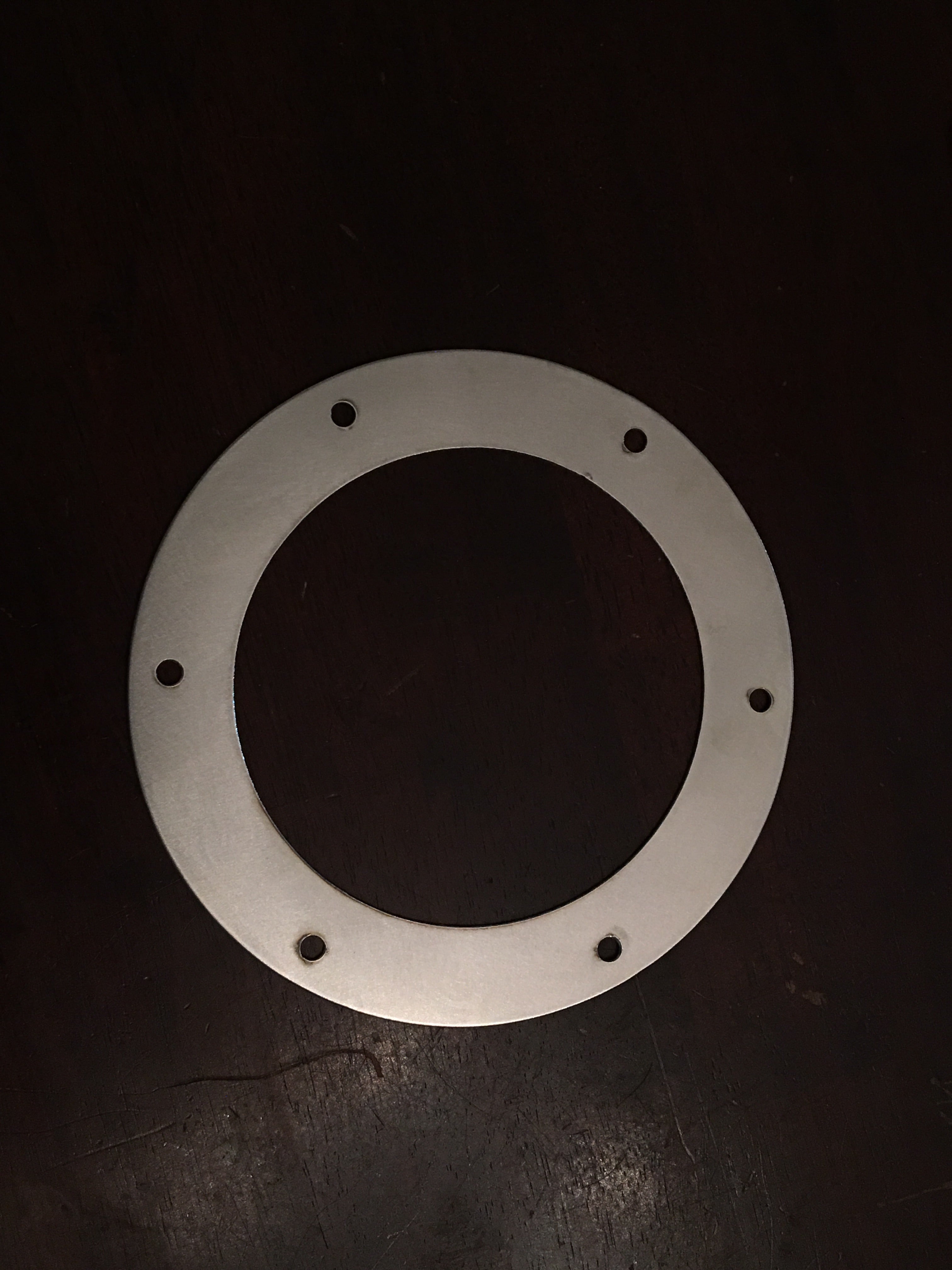 Matte finish round Exhaust trim rings