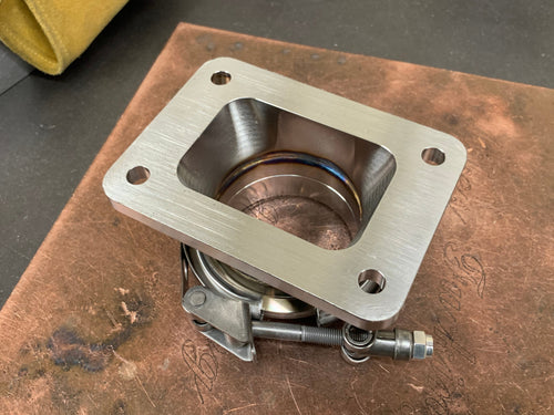 3.00” V-band with Billet T6 Adapter