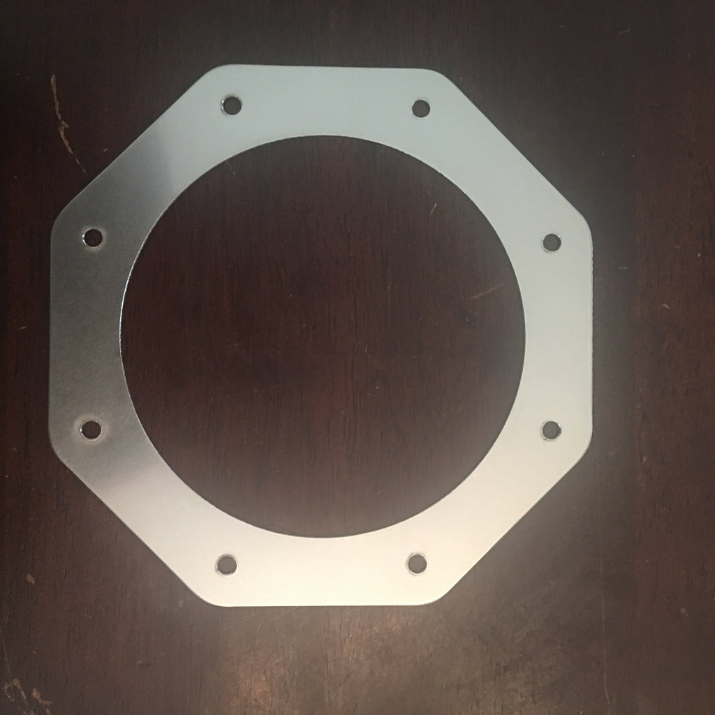 Matte finish Octagon Exhaust Trim Rings