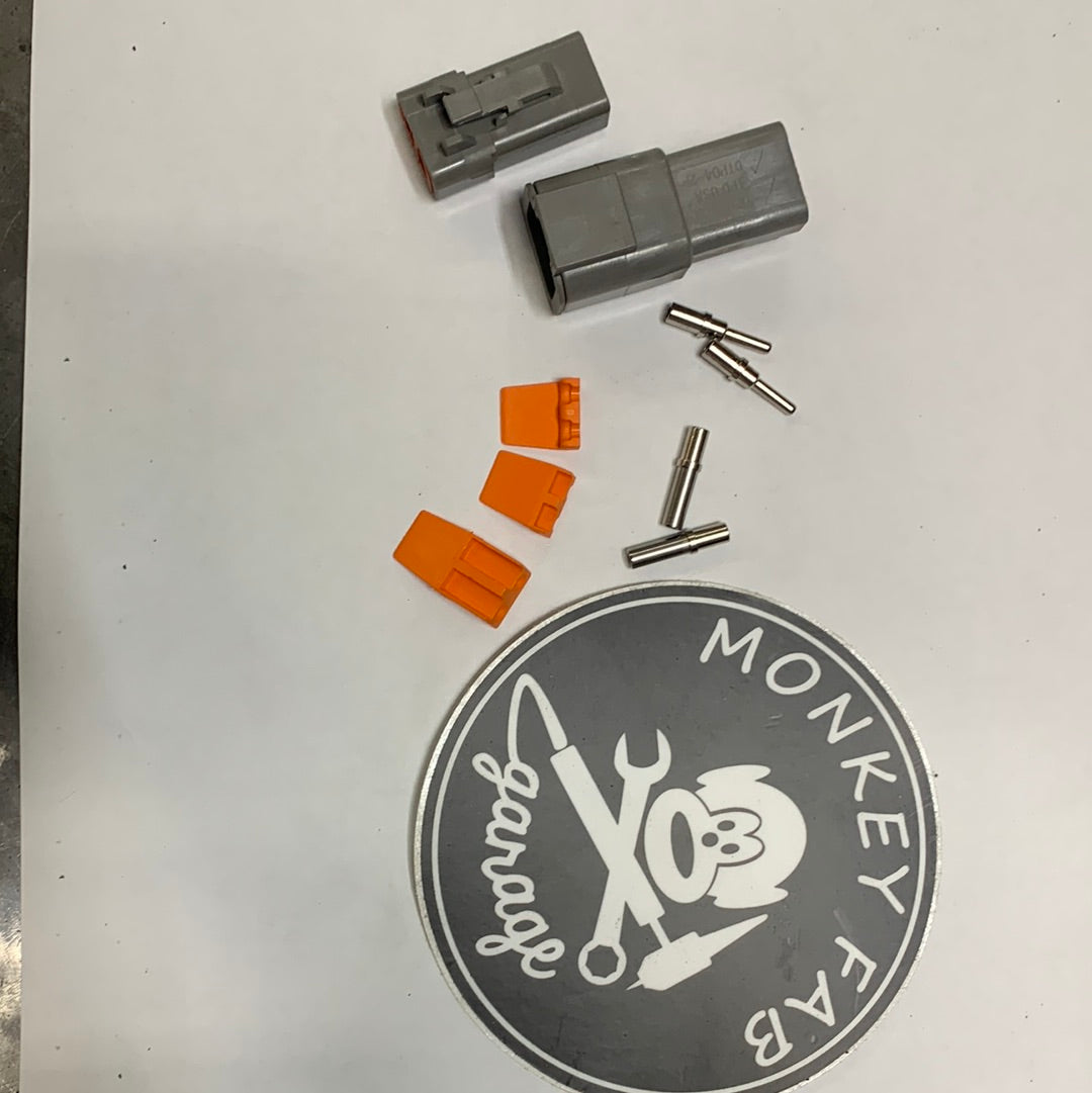 Deutsch DTP #12 Connector Set (Male & Female)